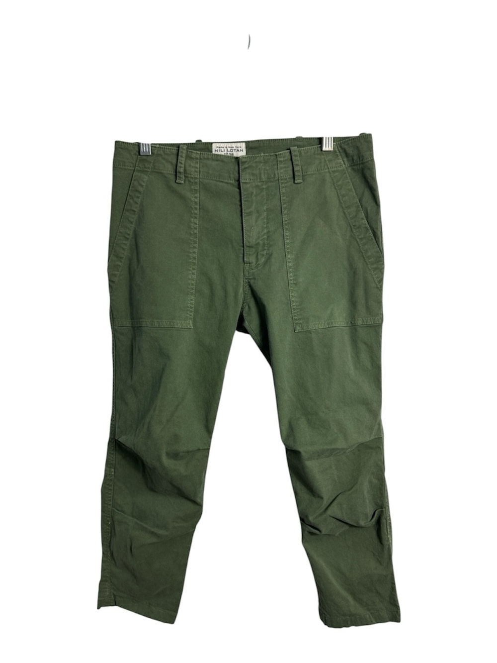 Nili Lotan Cropped Military Pant Green Size‎ 6
